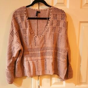 Women's Pink Knit Top